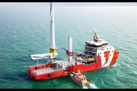‘VOS Start’ with Barge Master gangway